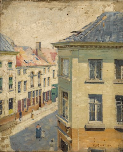 View from a High Window, Antwerp by Walter Bonner Gash